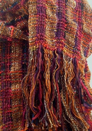 Autumn Collapse Weave Scarf